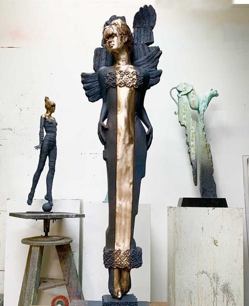 Chameleon-Black-stephen-glassborow-sculptura - 2020