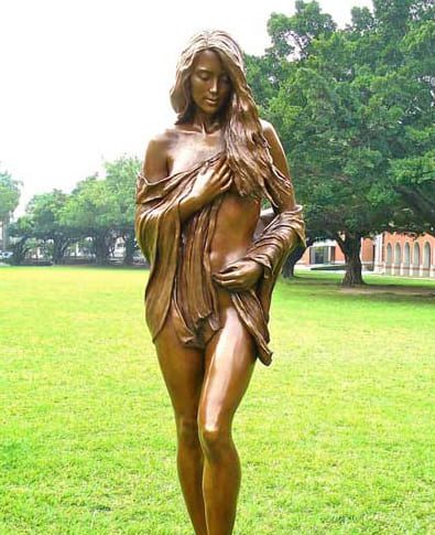 Serenity-bronze-figurative-sculpture-by-gwen-marcus